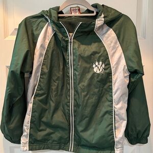Northwest Bearcats Green and White Hooded Jacket Youth